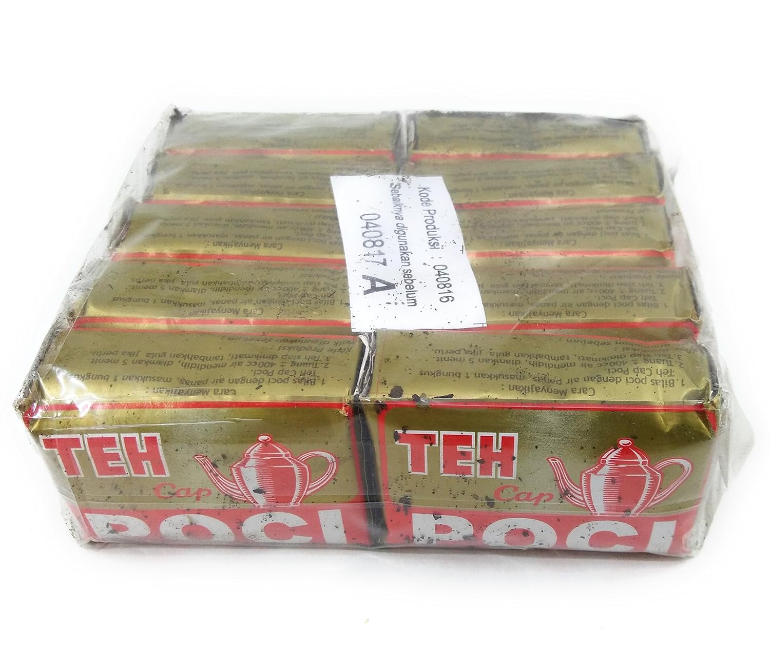 Teh Cap Poci Mas - Poci Gold Green Tea Jasmine Loose, 100 Gram