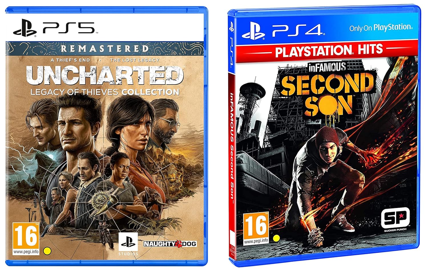 Unchartered Legacy of Thieves Collection PS5 Game & Infamous Second