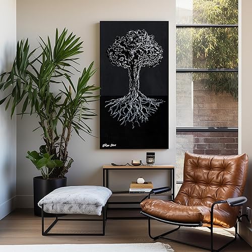 Miniatura 2 de The Studio Loft - Lienzo decorativo para pared, árbol de la vida, arte de pared moderno para dormitorio, sala de estar, decoración de oficina, listo