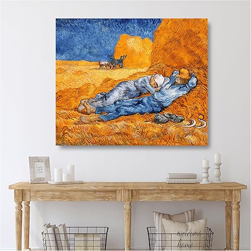 Miniatura 274 de A&T ARTWORK The Starry Night de Vincent Van Gogh. Tamaño del marco: 36 x 30 pulgadas, tamaño de la imagen: 30 x 24 pulgadas, reproducciones clásicas