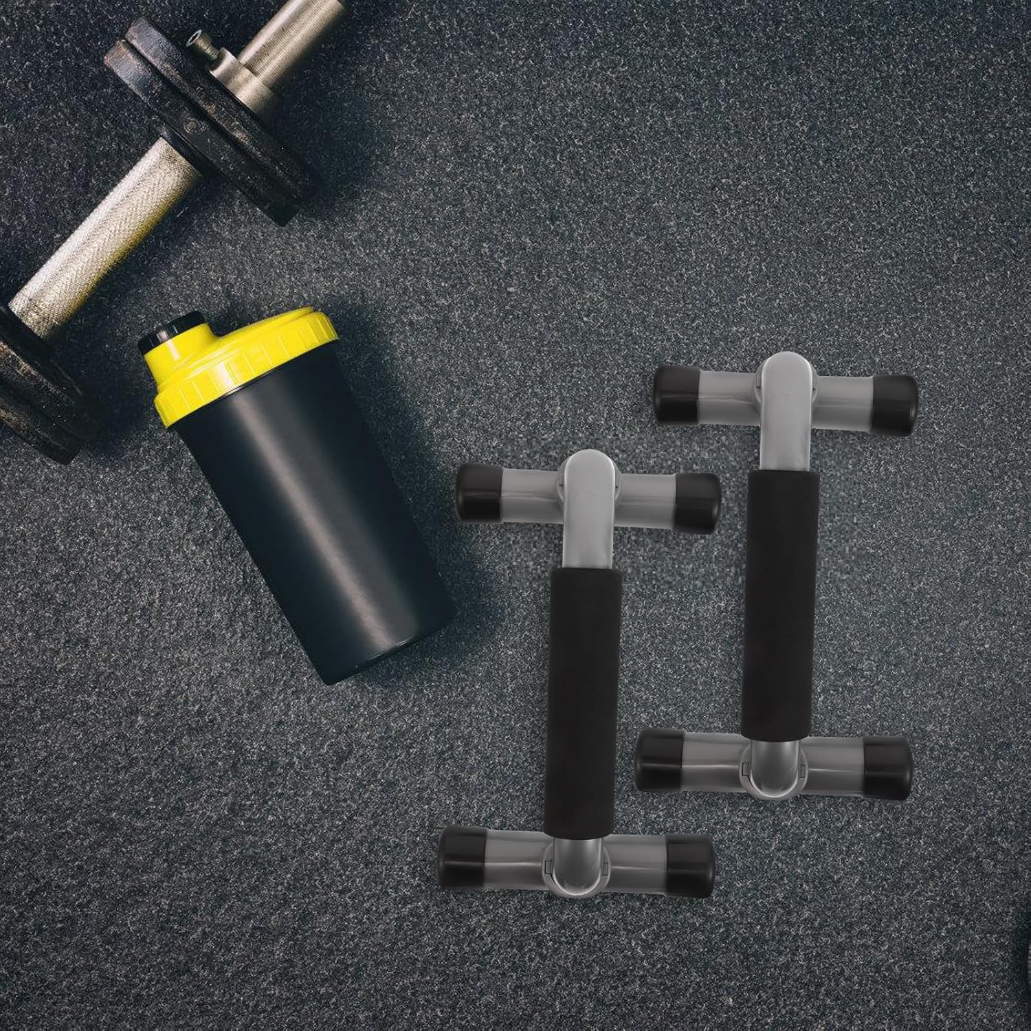 H-shaped Push up Bars Pair, Compact Parallel Bars Strength Training Equipment, Anti-slip Gym Accessories for Home Workouts and Chest Muscle Exercise