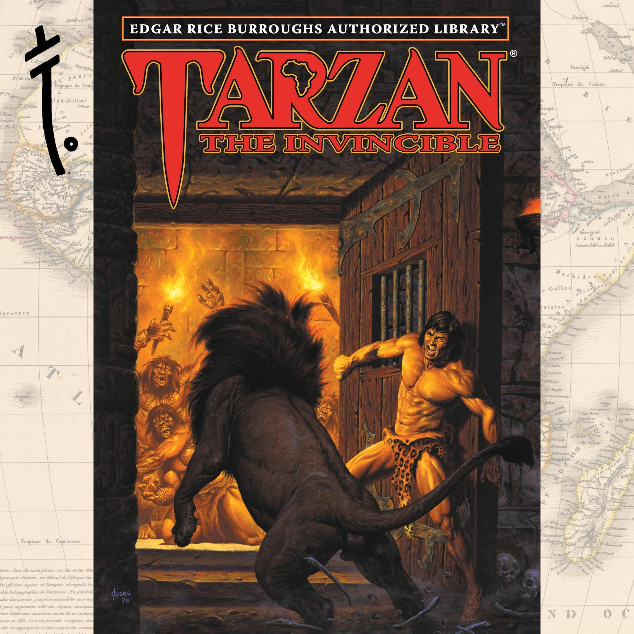 Cover art for Tarzan the Invincible