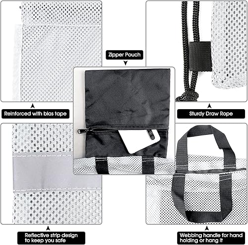 Miniatura 2 de BeeGreen Mochila con cordón para hombres y mujeres, atlética, gimnasio, deportes, entrenamiento, playa, natación