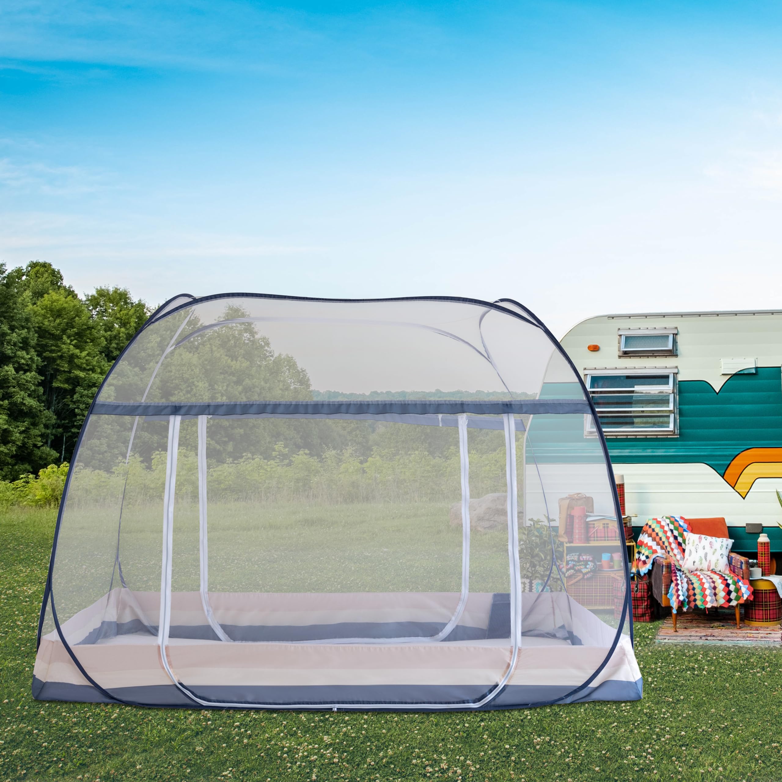 POP-UP MOSQUITO NET TENT ポップアップカヤテント4点 Amazon.com : Pop Up Mosquito Tent,Portable Design with ​Sealed