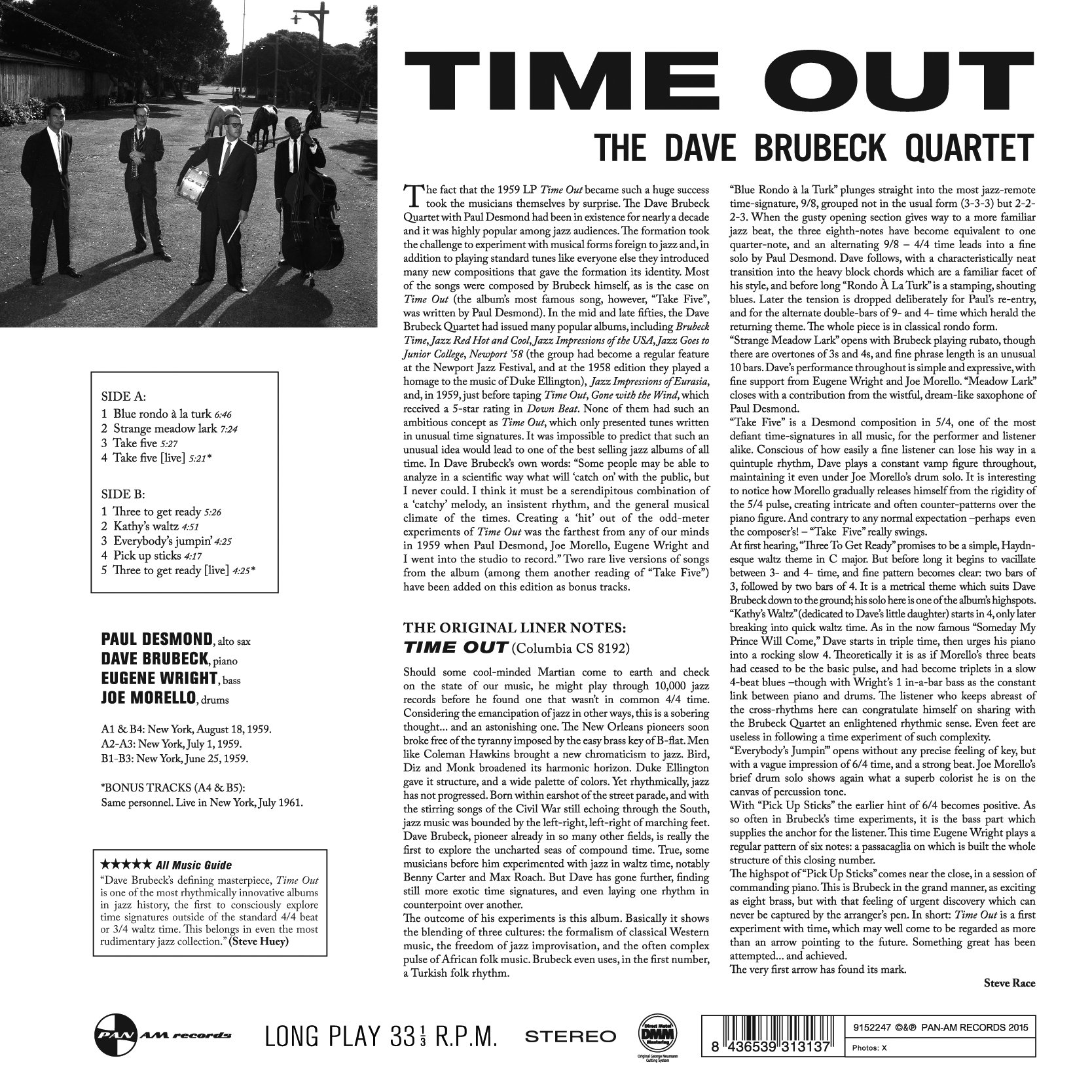 Time Out + 2 Bonus Tracks