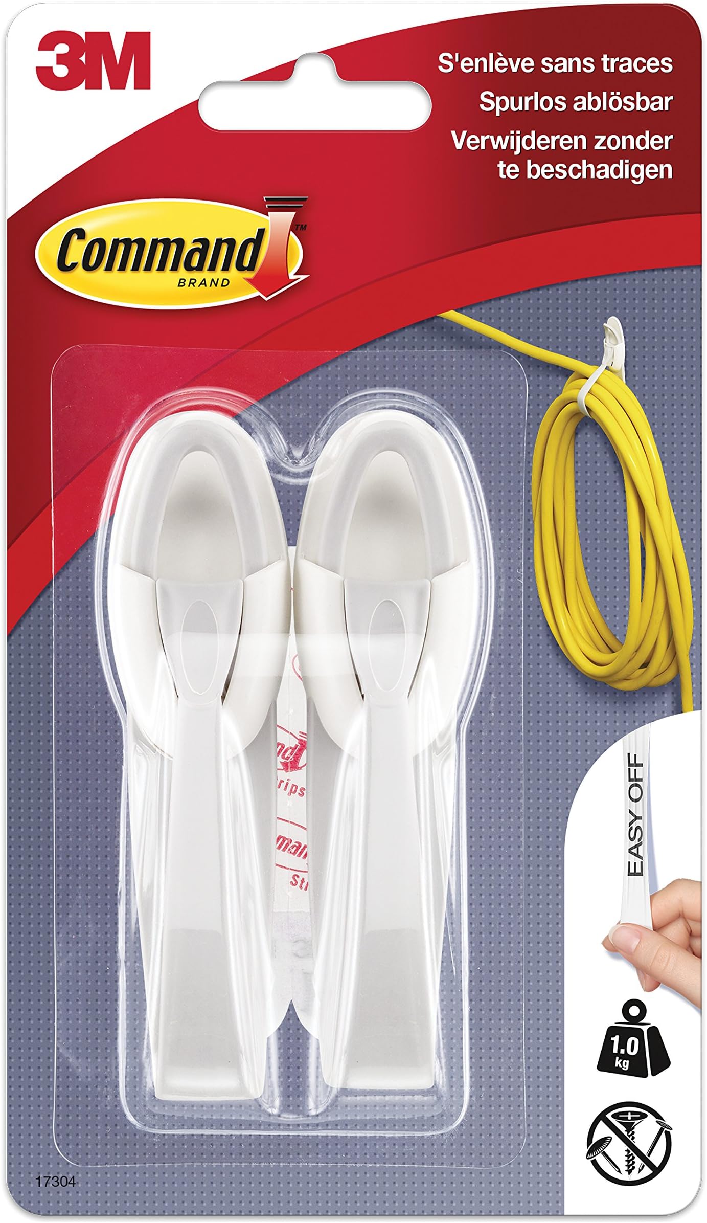 Command Cord Bundlers, Cord Organizer, 2Bundlers Per Pack