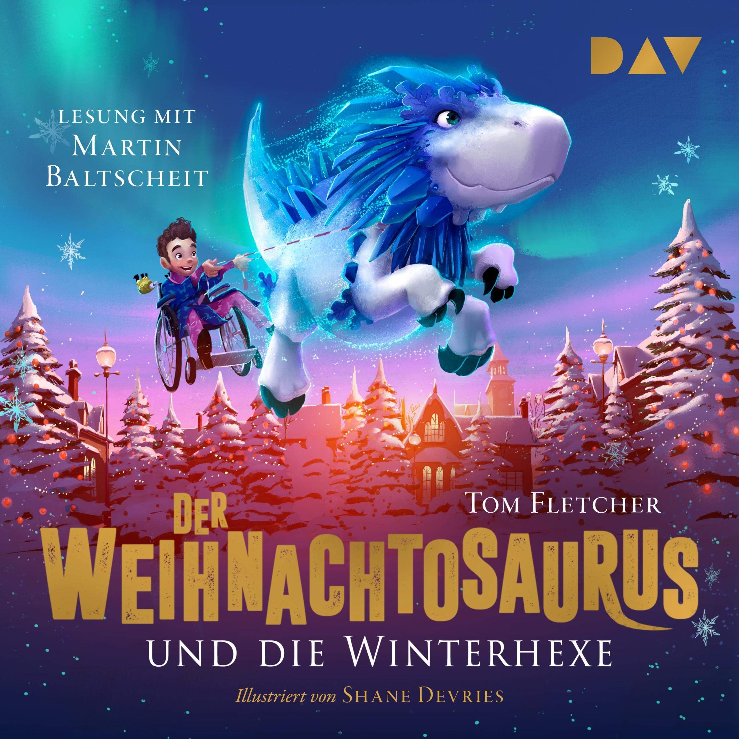 Cover art for Der Weihnachtosaurus und die Winterhexe