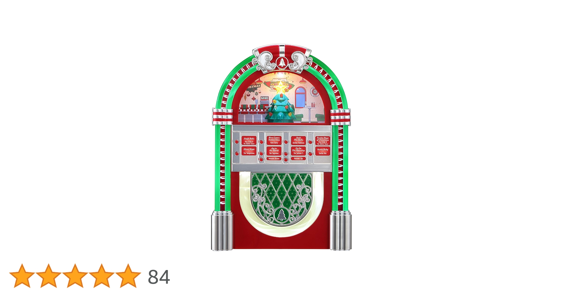 現品限り★ミスタークリスマス/ ジュークボックス型 50sオールディーズ Amazon.co.jp: Mr. Christmas ビンテージ ジュークボックス - ピンク