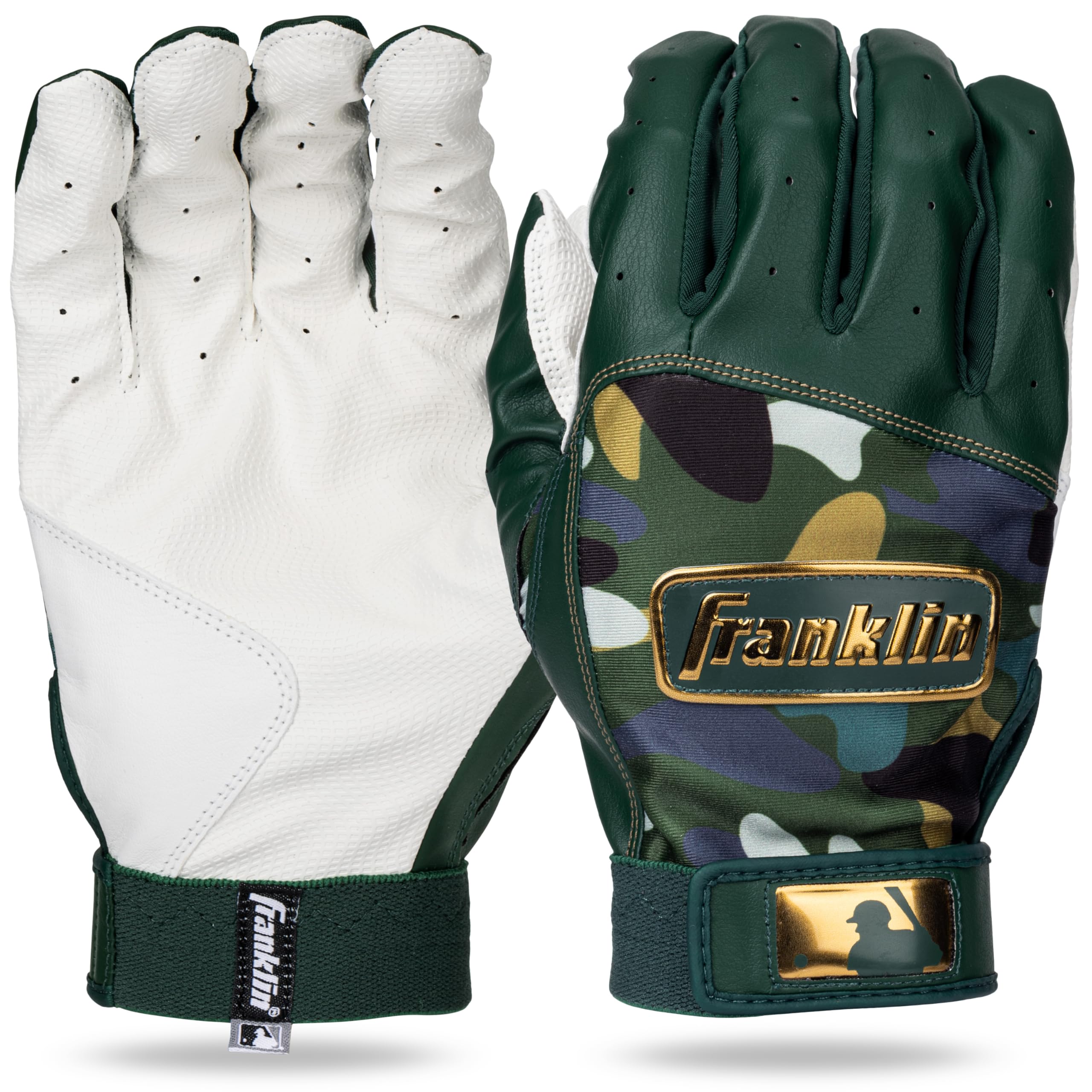 Franklin Sports MLB Baseball Batting Gloves - Digitek Adult + Youth Batting Glove Pairs - Baseball + Softball Batting Gloves - Multiple Sizes + Colors