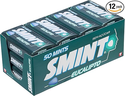 12 latas de 35g de Smint eucalipto - pack 420g