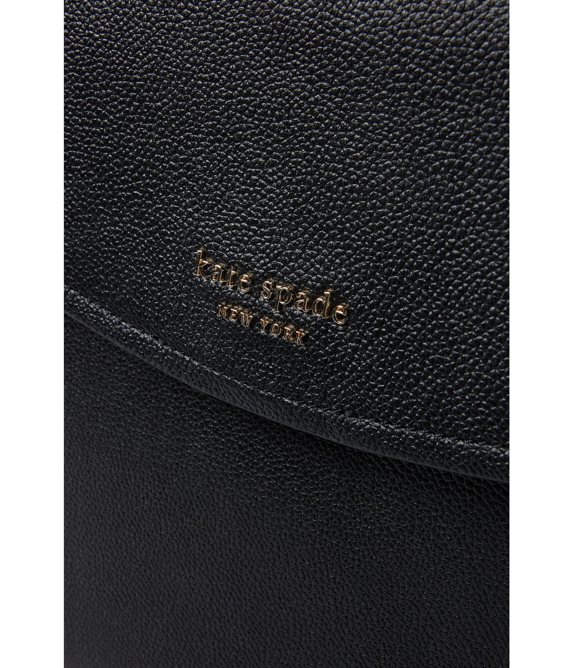 Kate Spade New York Black Pebbled Leather Thompson Medium Backpack Kate Spade New York Hudson Pebbled Leather Medium Backpack  main image 3