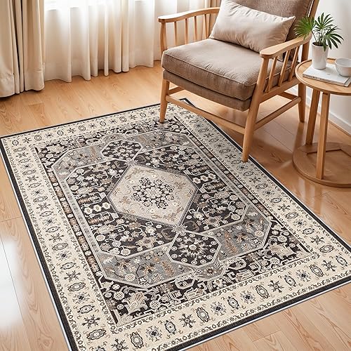 Miniatura 30 de Alfombra de Pasillo Lavable - Alfombras de Cocina de 2'6"x12' con Respaldo Antideslizante, Alfombras de Casa de Campo para Interiores para Sala