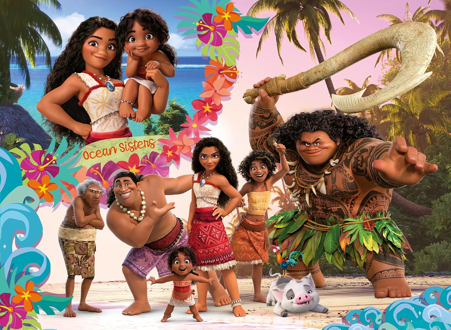 Lisciani Giochi 109708 Disney Puzzle df m-Plus 48 Oceania 2