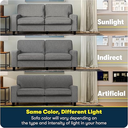 Miniatura 98 de Serta Palisades Sofás Tapizados para Sala, Sofá de Diseño Moderno, Tela, gris (Glacial Gray) gris (Glacial Gray),Beige,Marrón,Alforfón Beige,Marrón