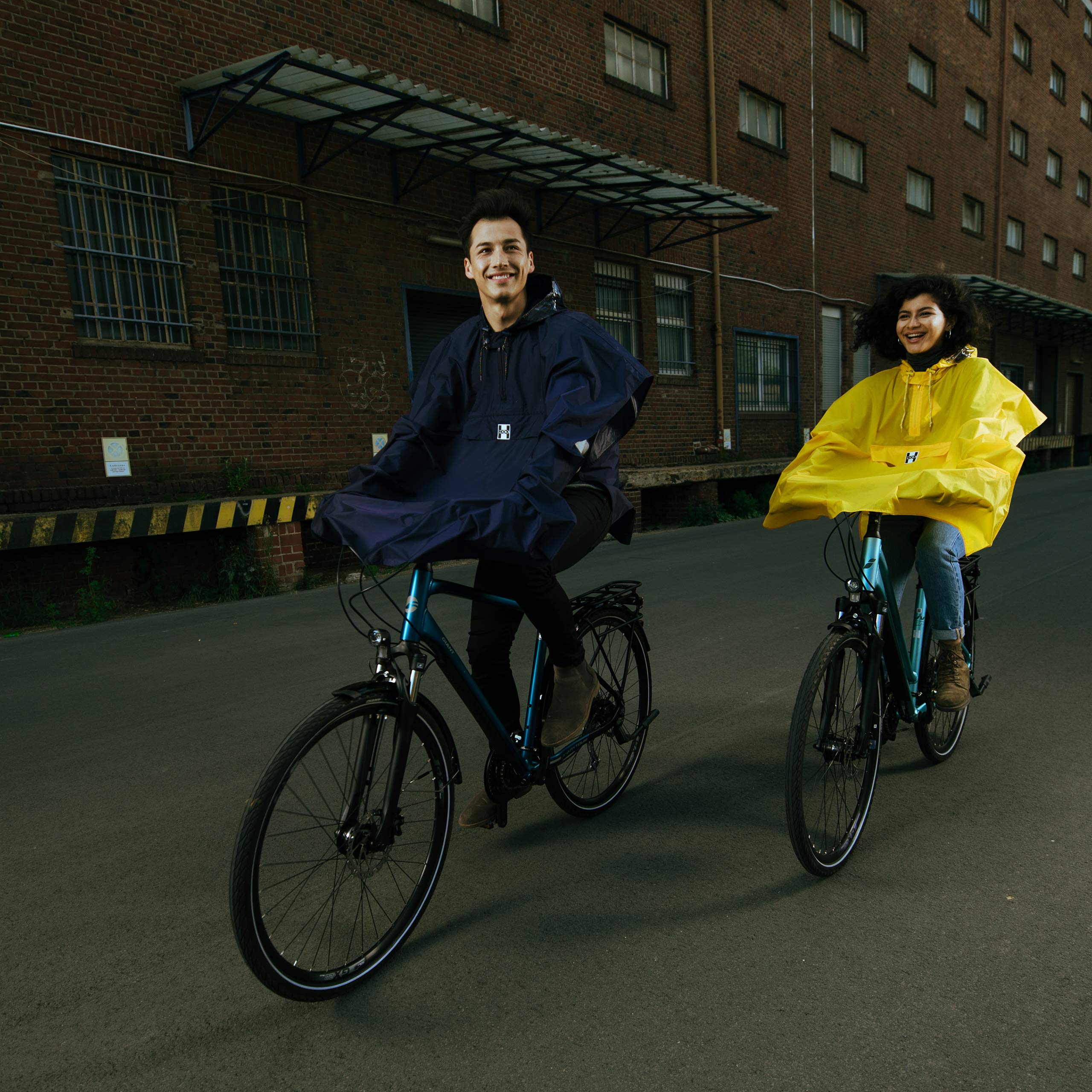 Hock Premium Mujer Hombre Lluvia Poncho Rain de Care, Resistente al Agua, Ideal para Senderismo – Outdoor – Bicicleta, 30% Reduce, DA pequeño óptico Ausencia de *