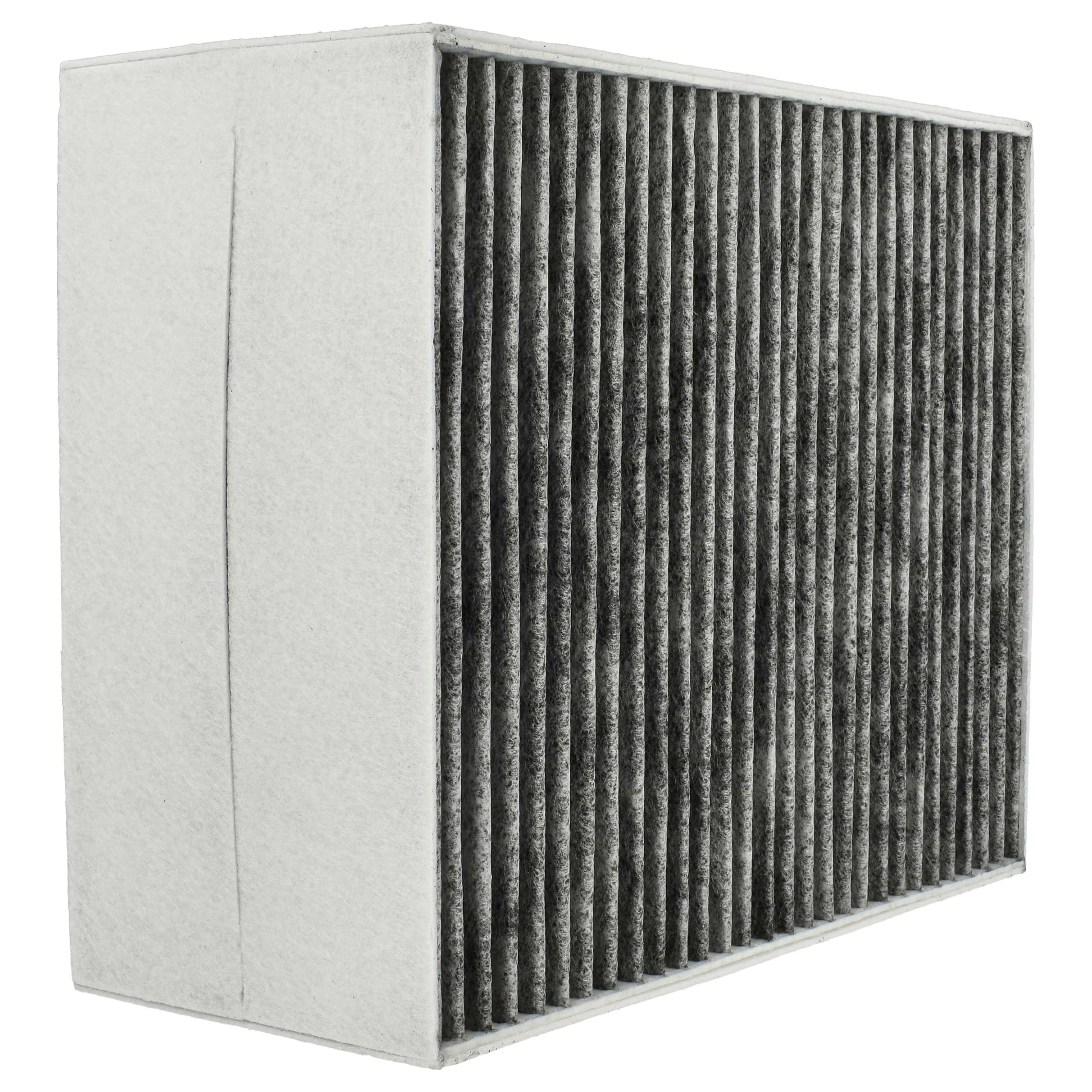 vhbw 2x filtro a carboni attivi sostituisce Siemens LZ56600, LZ56200 per cappe aspiranti - 22,7 x 18,9 x 10 cm