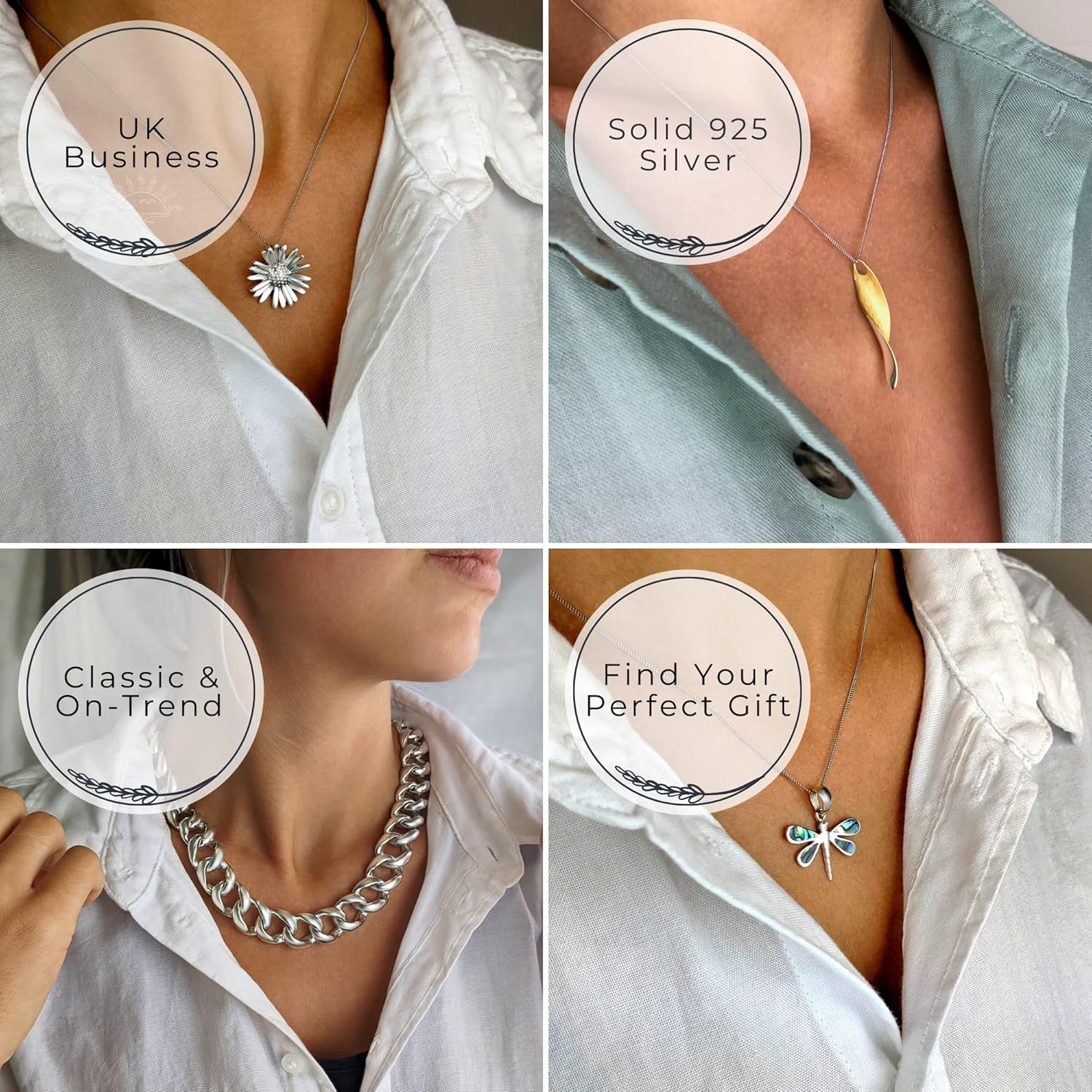 Silverly Sterling Silver Infinity Symbol Pendant on 16 to 18" Cable Chain - 925 Silver Figure of Eight Necklace - Simple Endless Loop Design - Classic Symbolic Jewelry for Women - Image 6