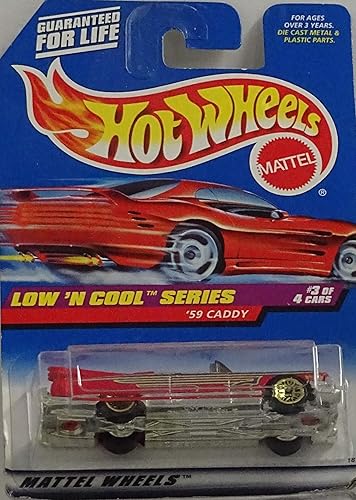 Hot Wheels 1998-699 '59 CaddY 1959 Low'n Cool Serie 3 de 4 Escala 164