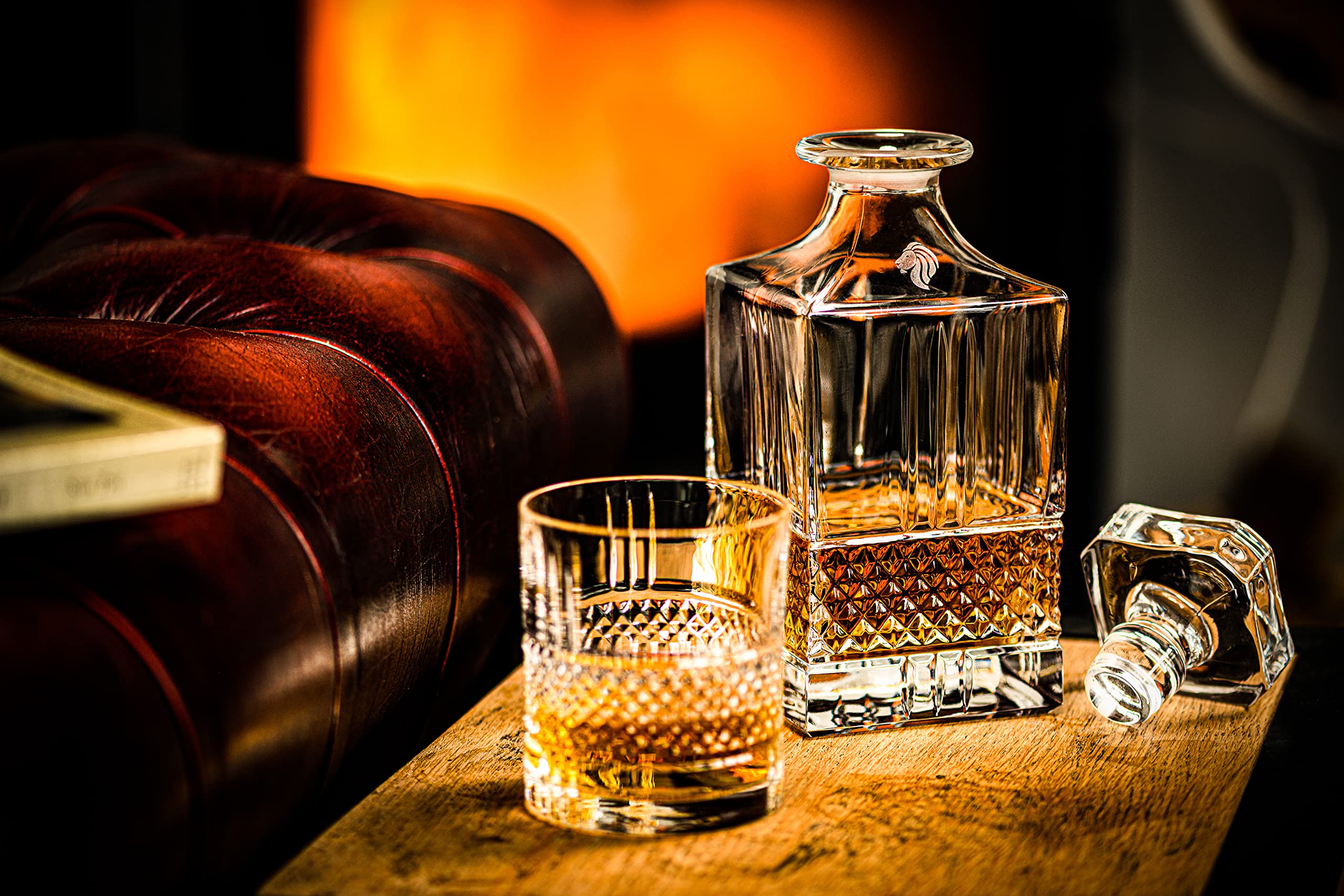 Whiskey Karaf GDLF® Kristal Set In Een Luxe Geschenkdoos | 3 Kollea Drinkwaren