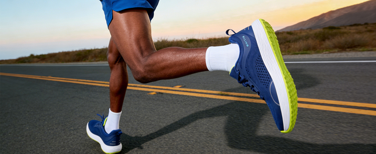 Amazon.com | WHITIN Mens Zero Drop Wide Toe Box Road Running  display picture 3