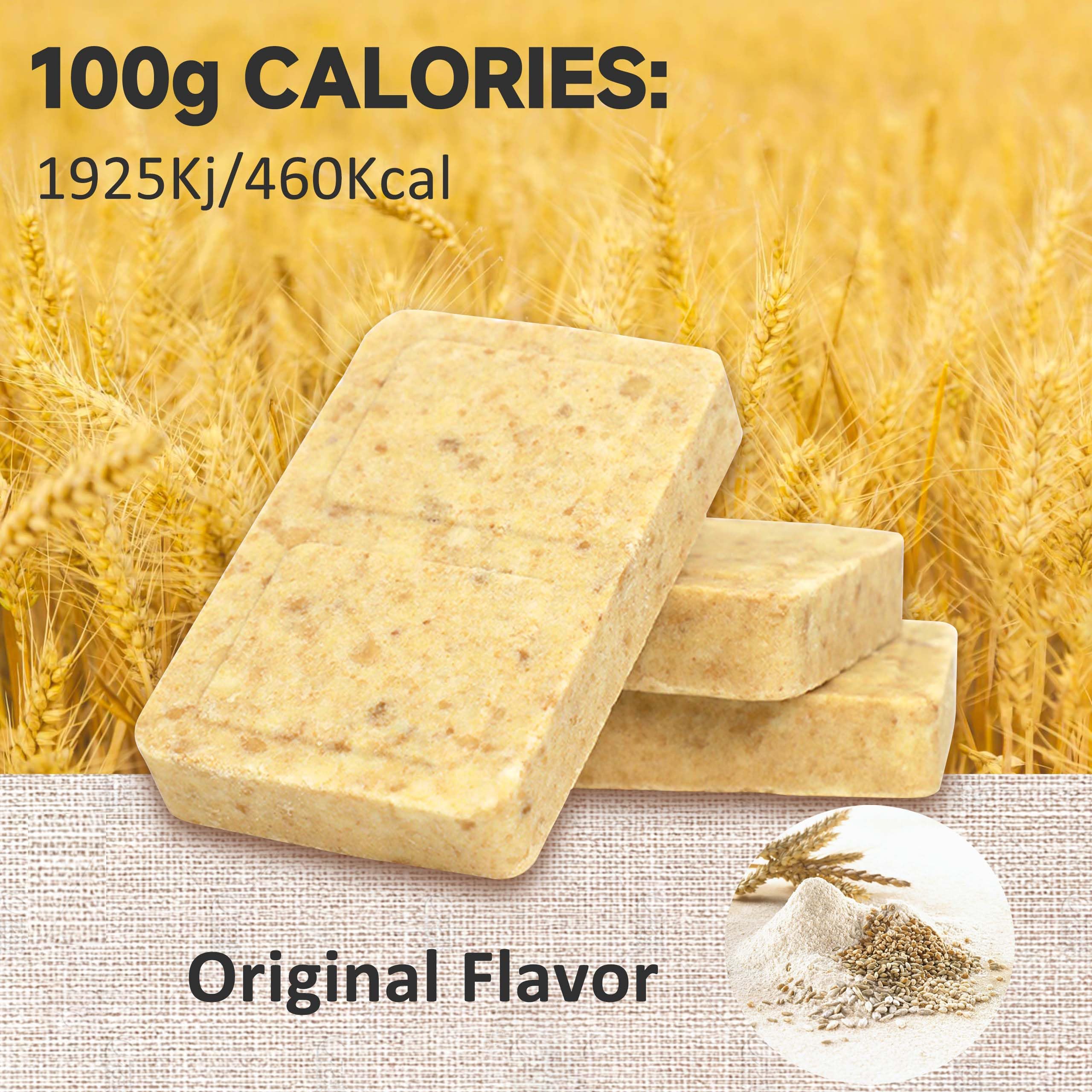 Suministro de alimentos de emergencia - Sabor original Hardtack, barras de alimentos de supervivencia para 4 días, suministros de emergencia, paquete de hojalata, larga vida útil