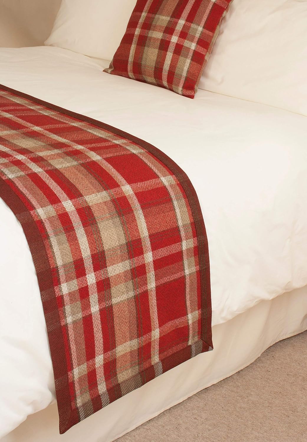 McAlister Textiles Heritage Tartan Throw Cushion Dominican