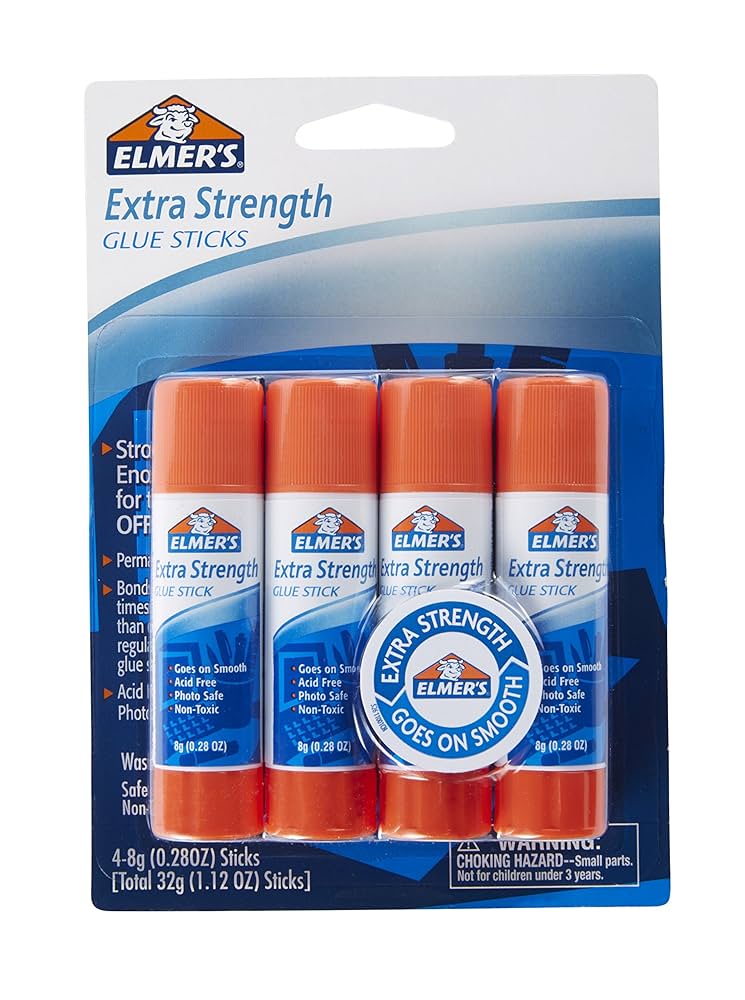 Amazon | Elmer's製 強力業務用スティックのり 4-Pack | ボンド