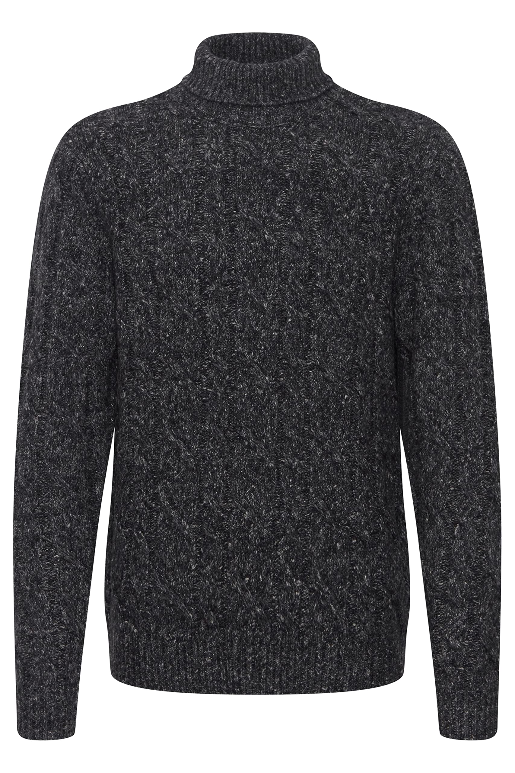 Casual Friday CFKarl Herren Rollkragenpullover – Grobstrick Rollkragen, Dark Navy Melange, 2XL