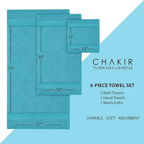 Vista 239 de Chakir Turkish Linens - Toallas de baño turcas de 100% algodón (35 x 70 pulgadas, toallas de baño grandes, color rosa)