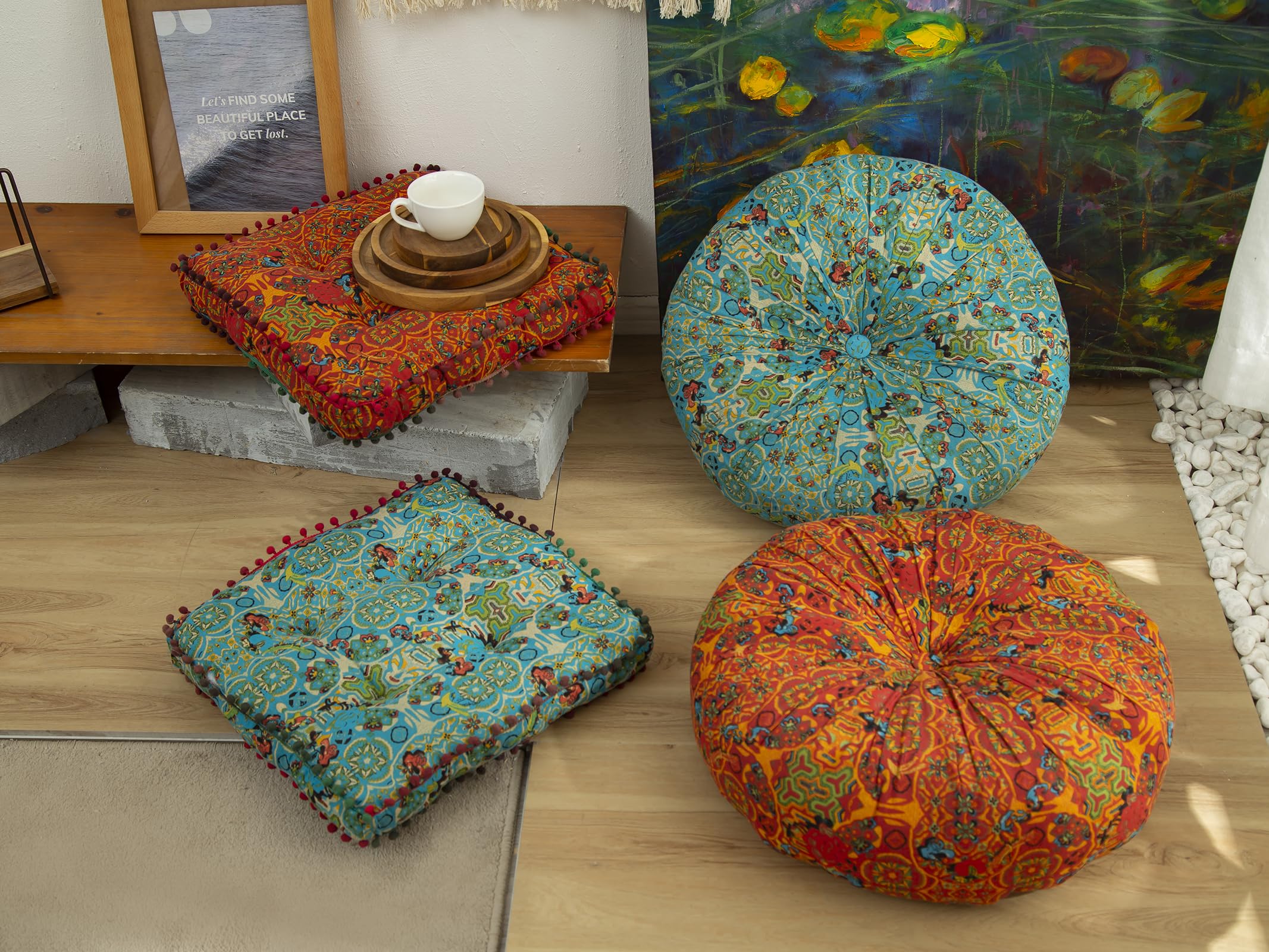 タオル・ハンカチ vaultroom VWC JACQUARD CUSHION Amazon.com: vctops Lace Patchwork Chair Pad Cushion with