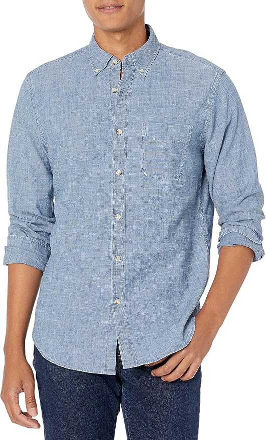 J.Crew Mercantile Men's Chambray Button 