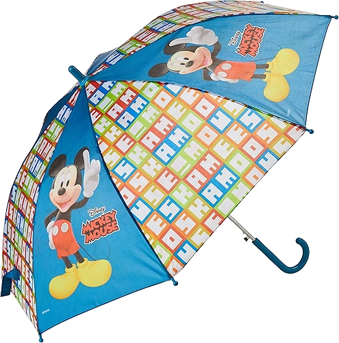 Guarda-Chuva Automático Infantil de 4 a 12 anos, Mickey