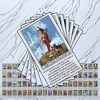 Tarot de Marselhas com Significados. 78 Cartas com Ilustrações Exclusivas. Oráculo Artesanal