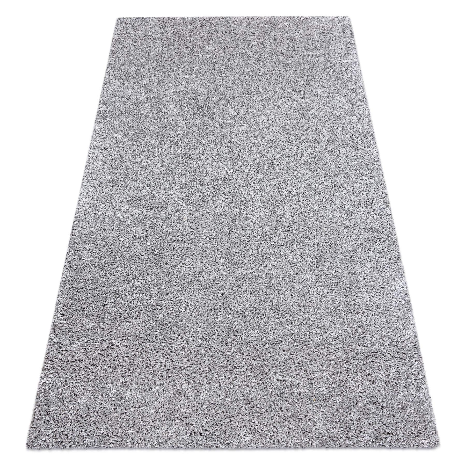 Tapis lavable en machine ILDO argenté 200x290 pour un entretien facile au salon