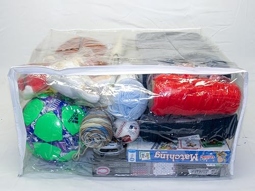 Miniatura 5 de Paquete de 10 bolsas de almacenamiento jumbo de vinilo resistente con cremallera (transparentes) para suéteres, mantas, edredones, juegos de ropa de
