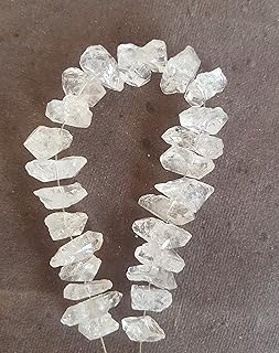 FionaGemstoneBeads~12-14 mm~ 25 Raw Herkimer Diamond Drill ~ Quartz Nuggets~94 Carats~~ Sparkly Nuggets for Jewelry ~ Wholesale Price ~AA Quality