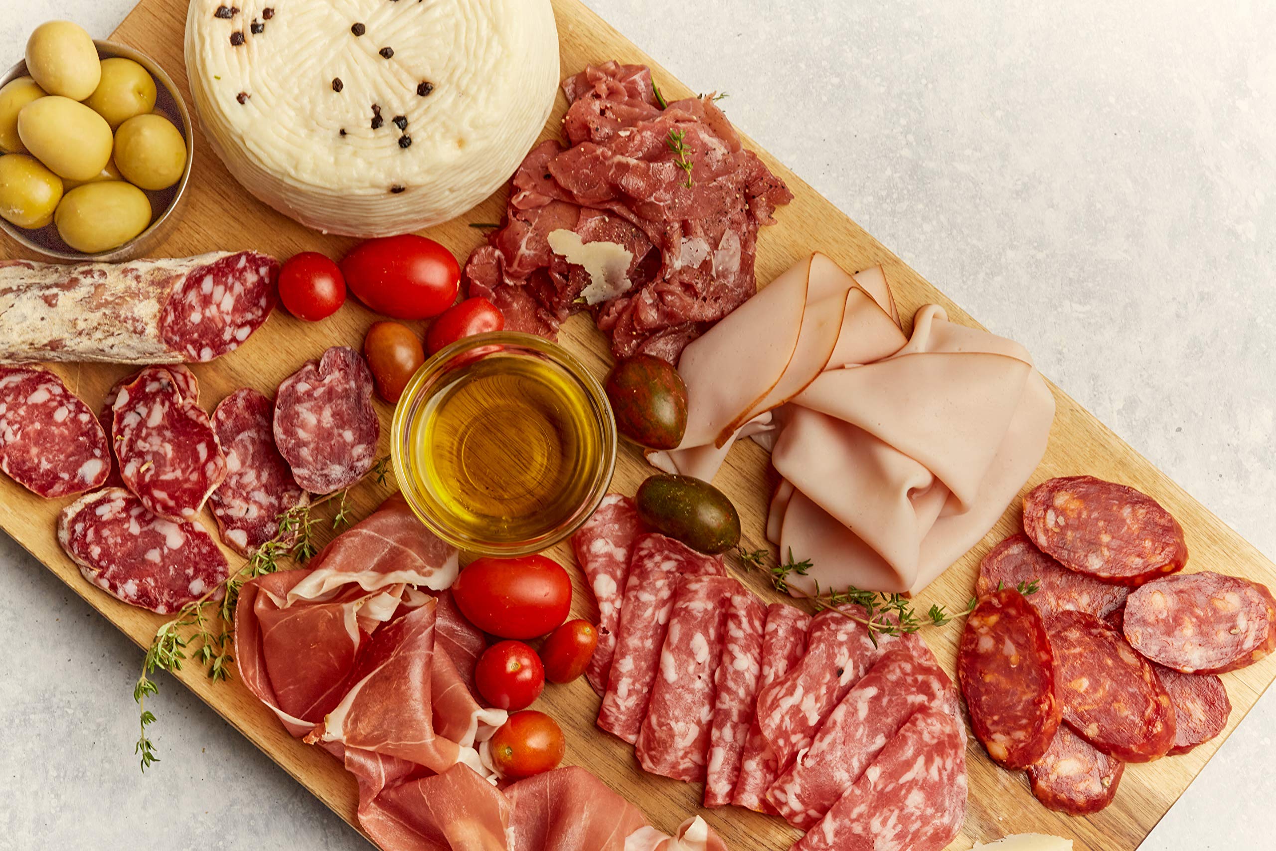 Fromage Primo Sale au poivre Salumi Pasini® | Fromage Italien à Pâte Dure et à croûte fine | Sous vide 950g