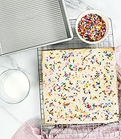 Vista 4 de USA Pan Bakeware - Molde cuadrado antiadherente para tartas, 8 pulgadas, acero aluminizado