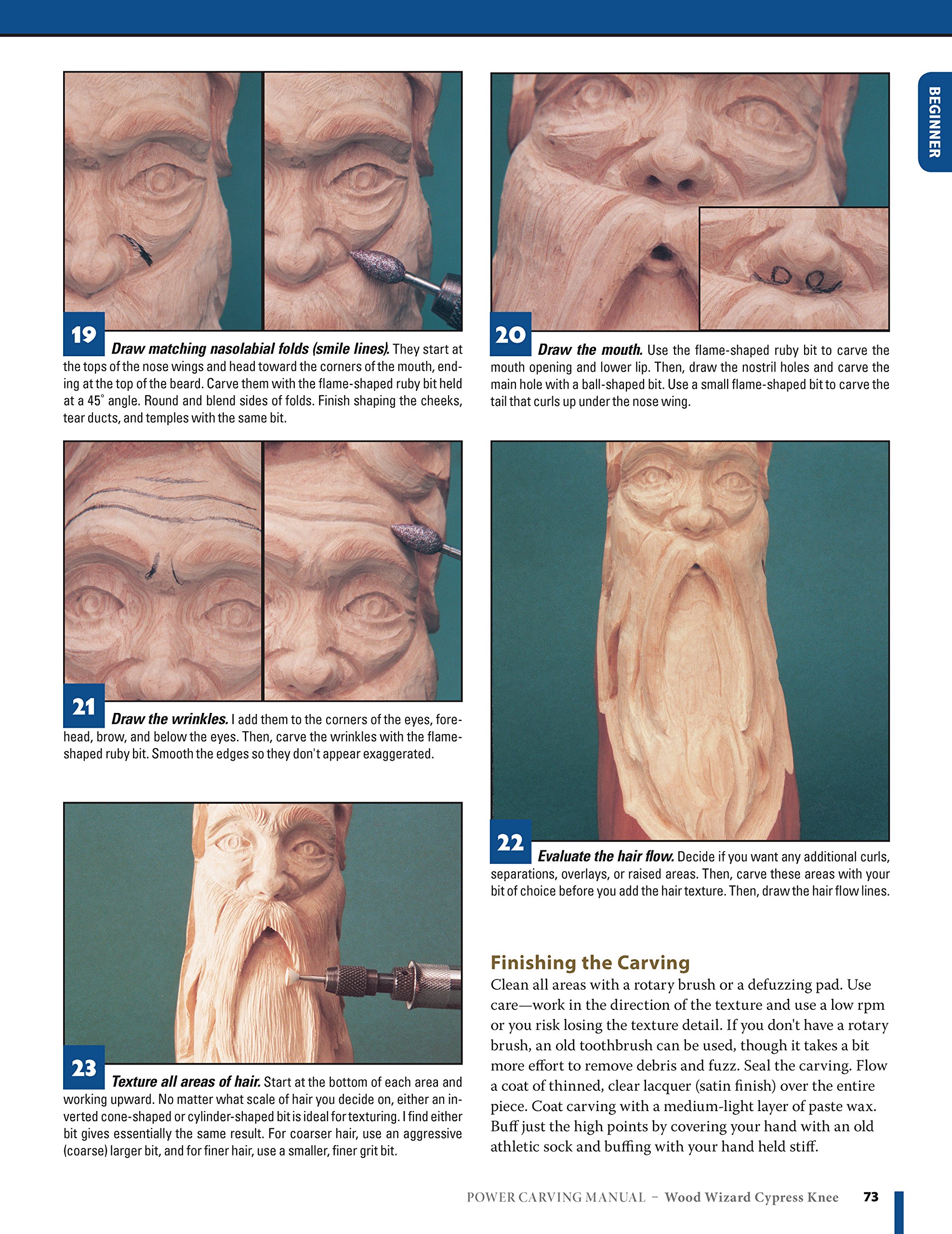 Power Carving Manual, Second Edition: Tools, Techniques, and 22 All-Time Favorite Projects (Fox Chapel Publishing) Step-by-Step Projects and Photos, Buyer's Guide, Expert Information, and Inspiration - Image 5