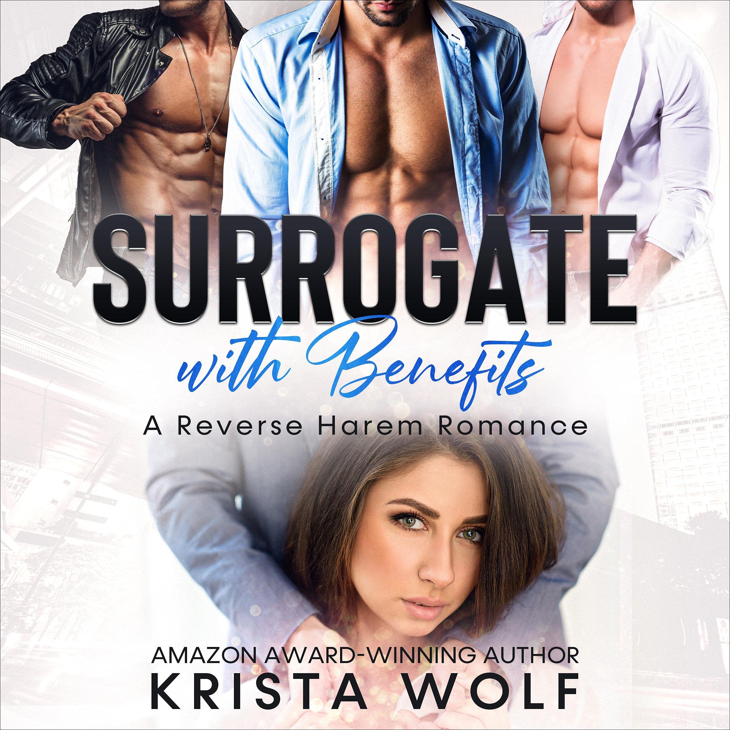 Cover art for Surrogate with Benefits: A Reverse Harem Romance