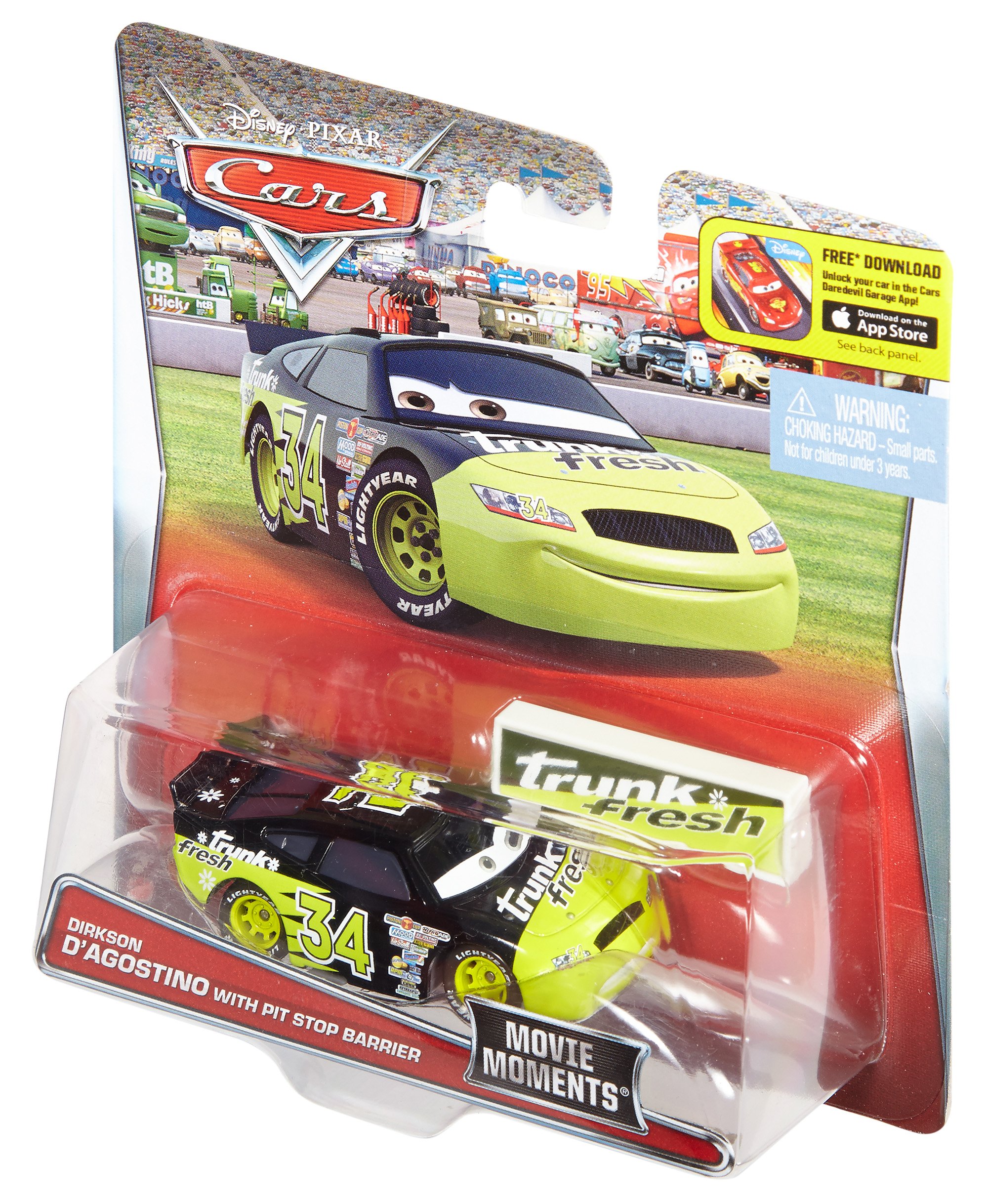Disney Pixar Cars Movie Moments Dirkson D'agostino with Pit Stop