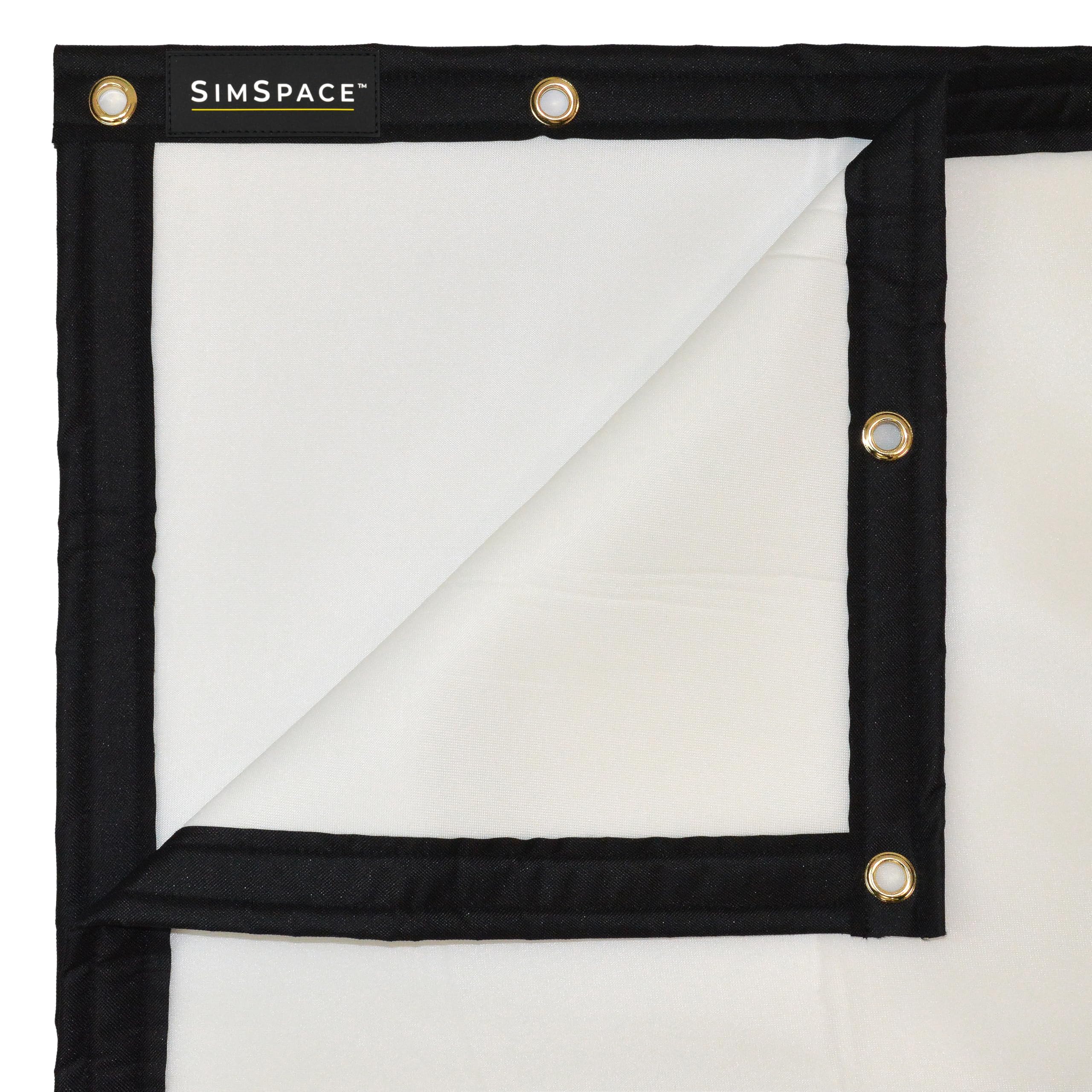 SimSpace Platine Écran d'impact de Golf - Ecran De Projection pour Simulateur De Golf à Domicile, 4 Couches De Mousse Résistante Aux Chocs, Réduction du Bruit, Clarté Ultra 4K HD, 3 x 3 mètres