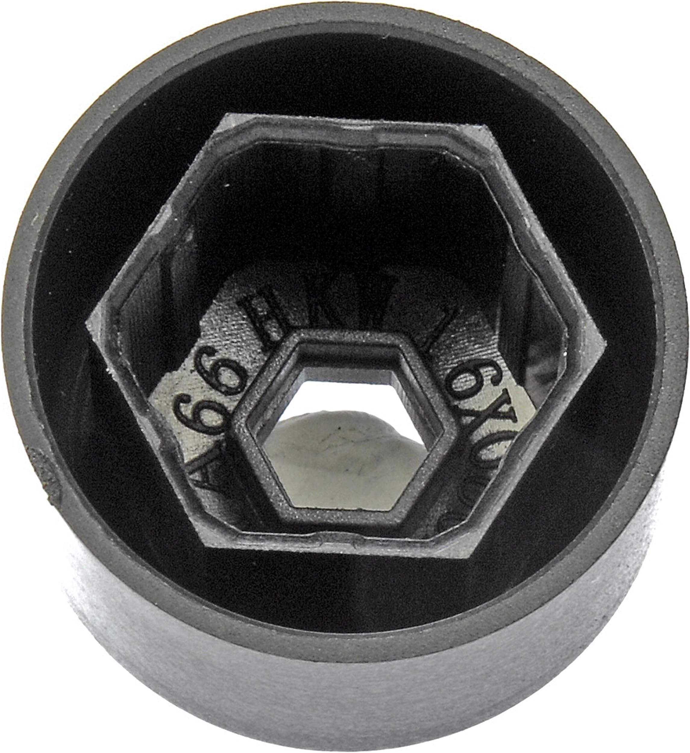 Dorman 611-644 Black Push On Wheel Nut Cover, Pack of 5