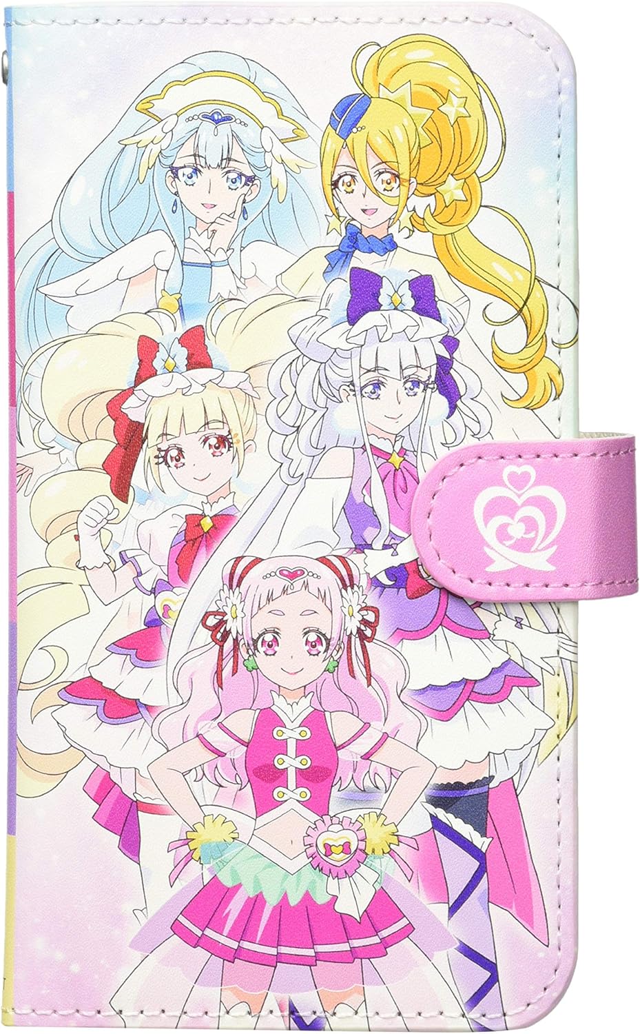 Amazon Hugっと プリキュア 手帳型スマホケース138 アニメ 萌えグッズ 通販