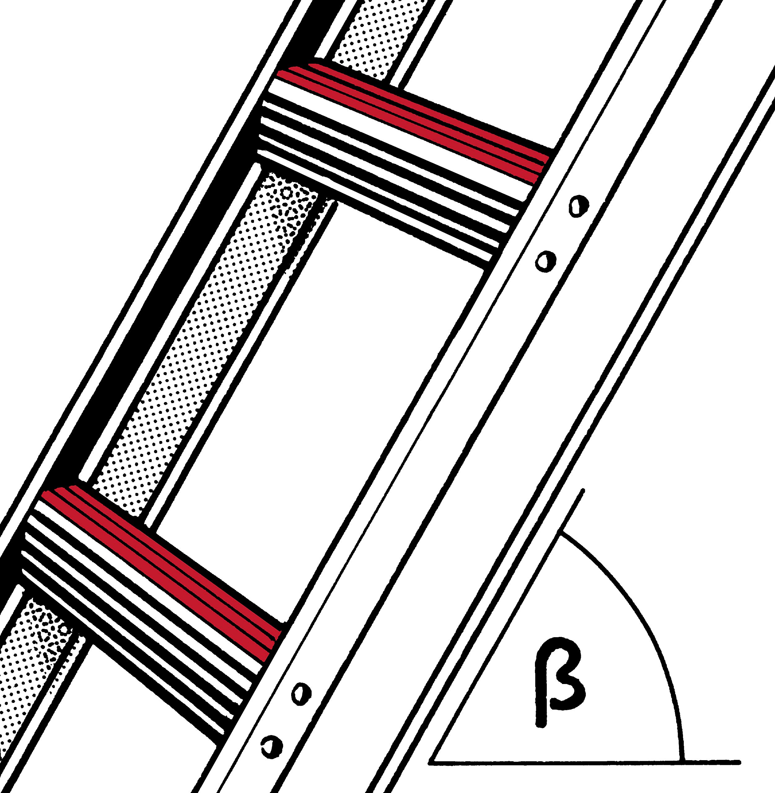 Hymer 409514 Escalera de Techo (Aluminio Natural), 14 peldaños