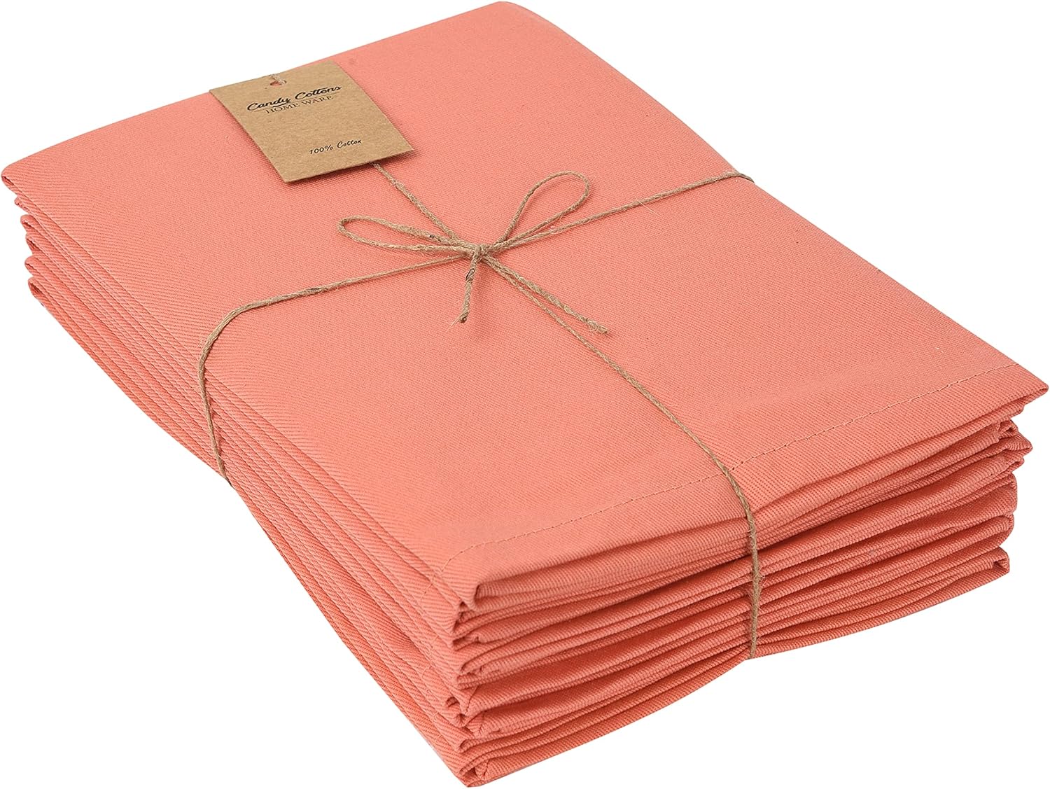 Candy Cottons Terracotta Cloth Dinner Napkins Cotton 18x18