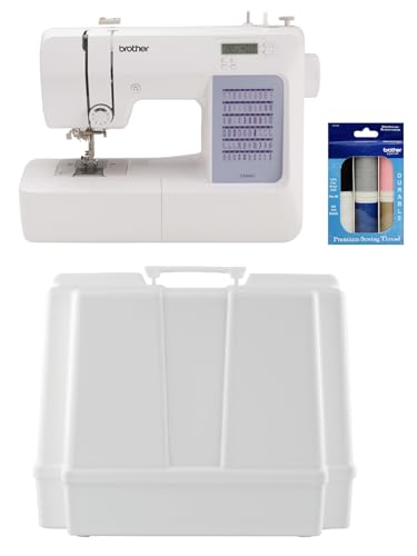 Brother CS5055 Computerized Sewing Machine and 5300A Hard Plastic Storage