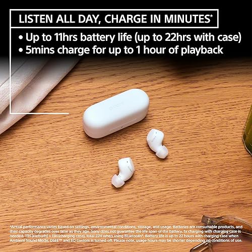 Miniatura 3 de Sony WF-C510 Auriculares intrauditivos verdaderamente inalámbricos con batería de hasta 22 horas, conexión multipunto, micrófono y resistencia al