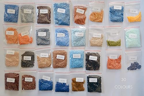 Miniatura 6 de Mosaiko Producto defectuoso (diamantes redondos no cuadrados) Kit de pintura de diamante extra grande de 16 x 24 pulgadas - Cuadrado de taladro