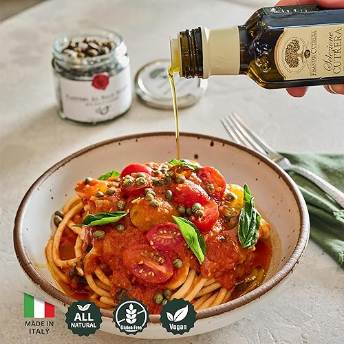 Miniatura 2 de Bellina - Cesta de regalo vegana sin gluten, cesta de regalo italiana con pasta GF, tomates secos al sol, pesto de albahaca y salsa de tomate,